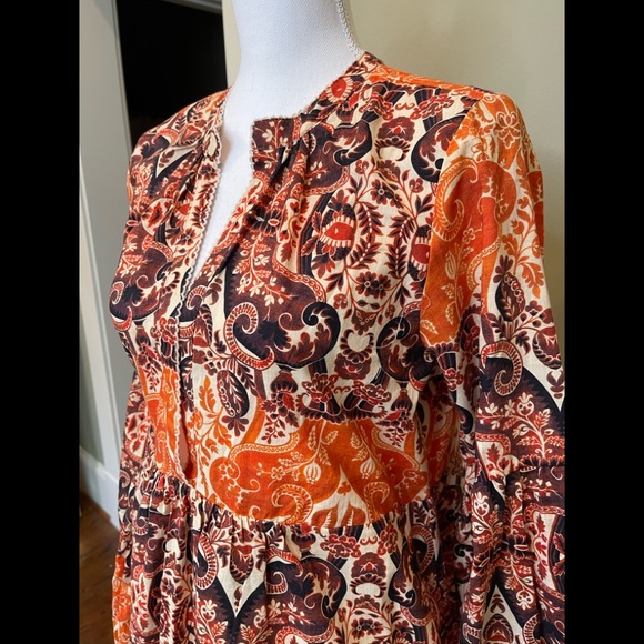 NWT!! ANTHROPOLOGIE ELAYNA MIDI DRESS - Picture 7 of 15